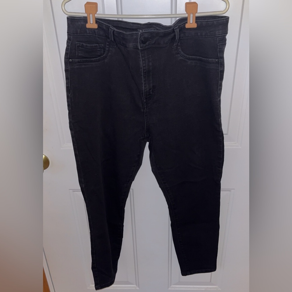 d. jeans Women's Black Skinny Jeans-size 16